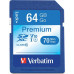 SD  Verbatim Premium SDXC 64 GB Class 10 UHS-I/U1  (44024)