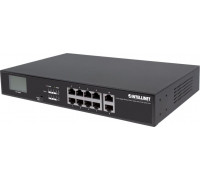 Switch Intellinet Network Solutions GIGA 8x POE+ 130W + 2x RJ45 UpLink, LCD (561303)