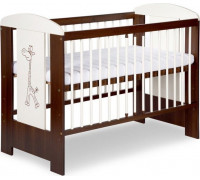 Lovytė Klupś Giraffe 120x60, balta/ruda