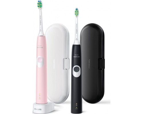Brush Philips Sonicare ProtectiveClean 4300 HX6800/35 2 szt. Pink/Black