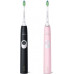 Brush Philips Sonicare ProtectiveClean 4300 HX6800/35 2 szt. Pink/Black