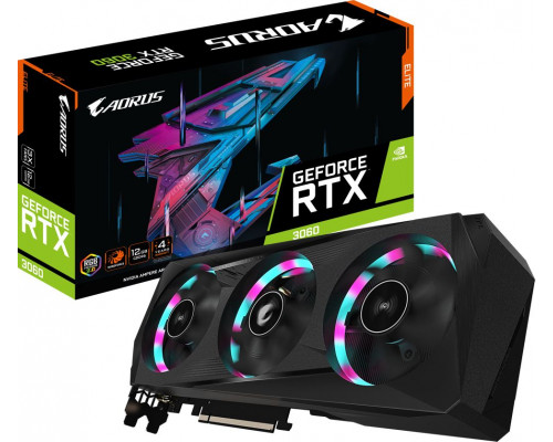 Gigabyte Aorus GeForce RTX 3060 Elite 12GB GDDR6 (GV-N3060AORUS E-12GD 2.0)