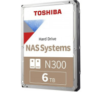 Toshiba N300 (bulk) 6TB 3.5'' SATA III (6 Gb/s)  (HDWG460UZSVA)