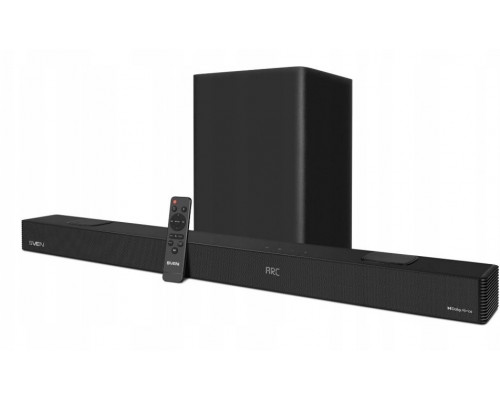 Sven SVEN SB-2700DA – soundbar (450W, Up tolby Atmos, Bluetooth, HDMI, pilot, wejście optyczne, USB, wyświetlacz, bezprzewodowy subwoofer)