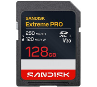 SD  SanDisk Extreme PRO SDXC 128 GB Class 10 UHS-I V30 (SDSDXXJ-128G-GSCIN)
