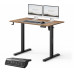 Gaming galds SENSE7 NOJO LIGHT Ciemnobrązowe 100 cm x 60 cm