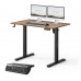 Gaming galds SENSE7 NOJO LIGHT Ciemnobrązowe 100 cm x 60 cm