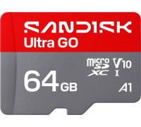 SD  SanDisk Ultra GO MicroSDXC 64 GB Class 10 UHS-I/U1 A1 V10 (SDSQUGN-064G-GN6MN)