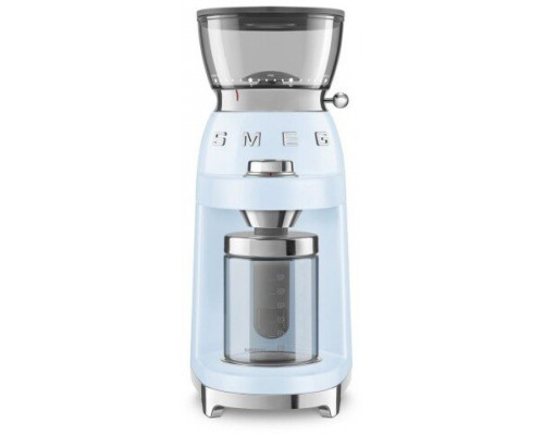Smeg 15 stopni mielenia 240g Bohnenbeh. 150W jasnoniebieski