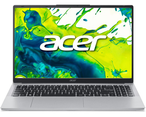 Laptop Acer Aspire Lite AL15-54P-55WH Intel Core Ultra 5 115U 39,6 cm (15.6") Full HD 16 GB LPDDR5-SDRAM 512 GB SSD Wi-Fi 6 (802.11ax) Windows 11 Home Amerykański międzynarodowy Silver