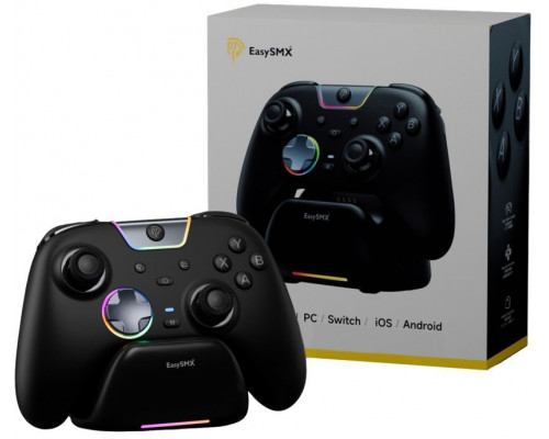 Pad EasySMX EasySMX X05Pro Pad bezwire PC/Switch/iOS/Android/Steam Deck black + stacja dokujaca