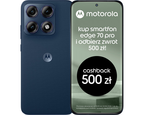 Motorola Edge 70 Pro 5G 12/512GB Navy blue  (PBC20002SE)