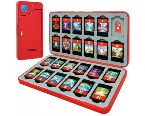 Transmedia FUNLAB Switch Game Storage 24 Card Slots - POKEDEX (HRF1331)