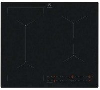 Electrolux 600 Series SaphirMatt SE Registered Hob2Hood platums 59 cm melna - Iebuvejama indukcijas plits virsma (CIV63449CT)