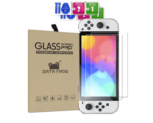 Strafor-Tech Swith kło hardened for Nintenfor Switch Oled 9H pełne pokrycie oleofobowe with estaw