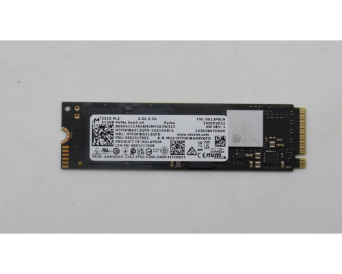 SSD Lenovo 512GB M.2 PCIE NVME QLC SSD (5SS1W19389)