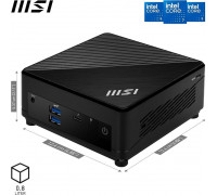 Mini PC MSI Cubi 5 1MA-660AT 16GB 500GB SSD i5-120U black W11H (00B0A831-660)