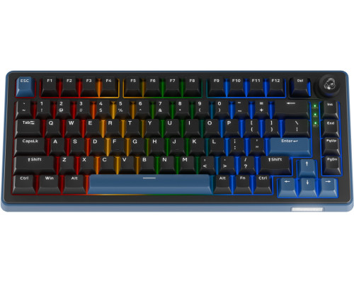 Ducky OK-M 75 gamingowa, 75%, Hot-Swap, RGB, ANSI - KTT Wine Red Switches (DKOKM2583-KWUSPDCOCH1)