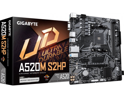 Gigabyte A520M S2HP AMD A520 Socket AM4 micro ATX
