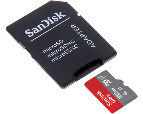 SD  SanDisk Ultra MicroSDXC 512 GB Class 10 UHS-I/U1 A1  (SD-MICRO-10/512-SAND)