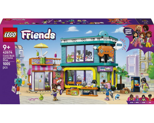 LEGO Friends Sklep z grami i komiksami (42674)