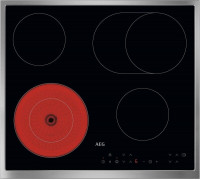 AEG Elektryczna 4 strefy grzewcze Touch Control ramka ze stali nierdzewnej (TN64RA06XB)