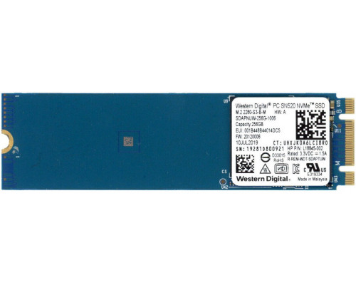WD Western Digital PC SN520 256GB M.2 NVME PCIE x2 SSD OEM (SDAPNUW-256G-1014)