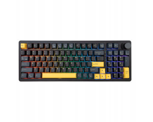 White Shark  Excalibur Black KTT Wine Red RGB Hot-Swap (EXCALIBUR-B)