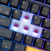 White Shark  Excalibur Black KTT Wine Red RGB Hot-Swap (EXCALIBUR-B)