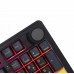 White Shark  Excalibur Black KTT Wine Red RGB Hot-Swap (EXCALIBUR-B)