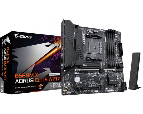 Gigabyte B550M X AORUS ELITE WIFI7 AMD B550 Socket AM4 micro ATX (B550M X A ELITE WF7)