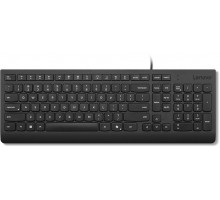Lenovo Full-size (100%), Wired, USB, Plunger key switch, Black (4Y41R64666)