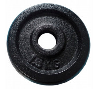 Kubisport Ciężar Cast iron Plate do Gryfu Hantli 1,5kg - 30mm (Kub_05-CW1/5K-30)