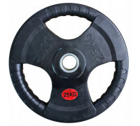 Kubisport Plate ciężar load olympic gumowe z uchwytami 25kg 50mm (Kub_05-CWRUB25)