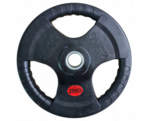 Kubisport Plate ciężar load olympic gumowe z uchwytami 25kg 50mm (Kub_05-CWRUB25)