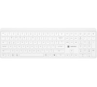 Natec Tang US bezprzewodowa BT + 2.4GHZ cicha Slim biała (NKL-2469)