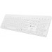 Natec Tang US bezprzewodowa BT + 2.4GHZ cicha Slim biała (NKL-2469)
