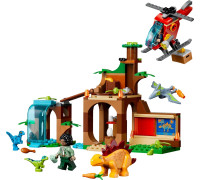 LEGO Jurassic World Welociraptor, stegozaur i pteranodon — Centrum ratunkowe (77981)