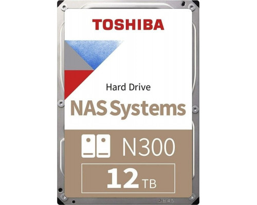 Toshiba N300 (retail) 12 TB 3.5'' SATA III (6 Gb/s)  (HDWG21CEZSTA)