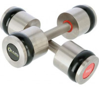 HMS dumbbells HH09 chrome plated 2 x 9 kg