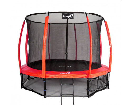 Garden Trampoline Jumpi Garden Maxy Comfort Plus With inner mesh 10 FT 312 cm czerwona