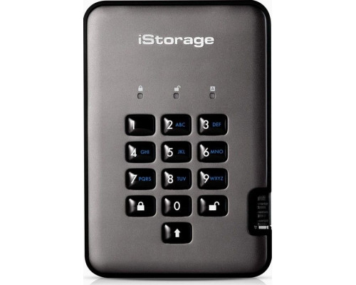 SSD iStorage diskAshur Pro 2 2TB Black (IS-DAP2-256-2000-C-G)