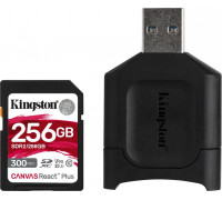 SD  Kingston Canvas React Plus SDXC 256 GB Class 10 UHS-II/U3 V90 (MLPR2/256GB)