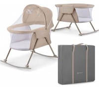 KinderKraft Łóżeczko/kołyska LOVI beige