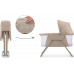 KinderKraft Łóżeczko/kołyska LOVI beige
