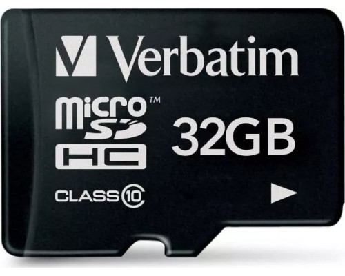 SD  Verbatim Prem300x MicroSDHC 32 GB Class 10  (44013)