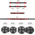 HMS dumbbells SGC40 bituminous 2 x 20 kg