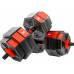 HMS dumbbells SGC40 bituminous 2 x 20 kg