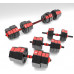 HMS dumbbells SGC40 bituminous 2 x 20 kg