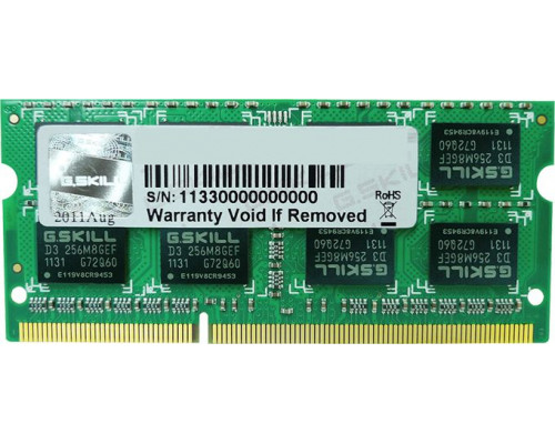 G.Skill SODIMM, DDR3, 8 GB, 1600 MHz, CL11 (FA-1600C11S-8GSQ)